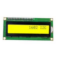 LCD 16x2 YELLOW with I2C LCD1602A