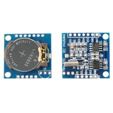 โมดูลนาฬิกาเรียลไทม์ DS1307 RTC Timing Board I2C อินเทอร์เฟซหน่วยความจำไมโครคอนโทรลเลอร์บอร์ดพัฒนาอุปกรณ์เสริม โมดูลนาฬิกา DS1307 (พร้อมแบตเตอรี่)