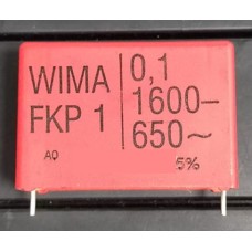 0.1UF-1600Vdc 650Vac WIMA FKP1