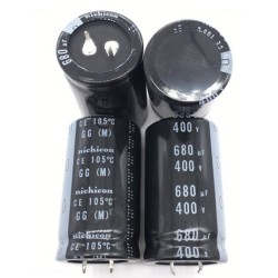 680uF-400V (ขาสั้น) 680uF-400V (ขาสั้น)