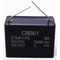 2.5UF-450V พัดลม (ลงปริ้น)