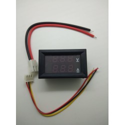 ดิจิตอล ดีซี โวลต์มิเตอร์ แอมป์มิเตอร์  Digital DC voltmeter  Amp-mete ดิจิตอล ดีซี โวลต์มิเตอร์ แอมป์มิเตอร์  Digital DC voltmeter  Amp-mete