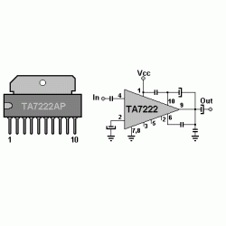 TA7222AP TA7222AP