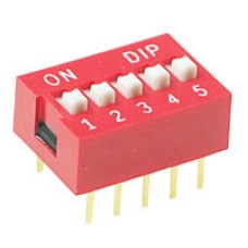 DIP SWITCH 5 POSITION
