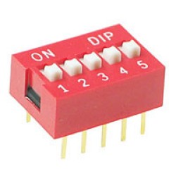 DIP SWITCH 5 POSITION DIP SWITCH 5 POSITION