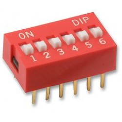 DIP SWITCH 6 POSITION DIP SWITCH 6 POSITION