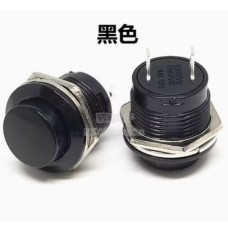 R13-507 SWITCH 16MM สีดำ กดติดปล่อยดับ