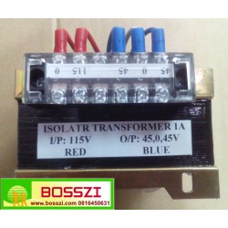 INPUT115V-OUTPUT45-0-45-ISOLATR-TRANSFORMER INPUT115V-OUTPUT45-0-45-ISOLATR-TRANSFORMER
