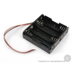 BATTERY HOLDER กระบะถ่าน 6V ใส่แบตเตอร์รี่่ 4 ก้อน ขนาด AA BATTERY HOLDER กระบะถ่าน 6V ใส่แบตเตอร์รี่่ 4 ก้อน ขนาด AA