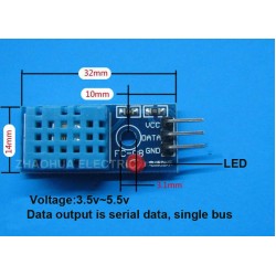 Humitdity and Temperature Sensor DHT11 Humitdity and Temperature Sensor DHT11